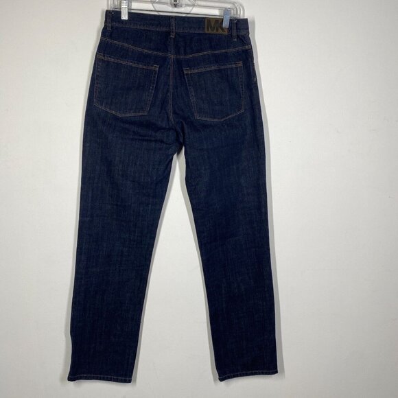Michael Kors Jeans Women 32 Blue Denim Classic Dark Wash - Picture 7 of 11